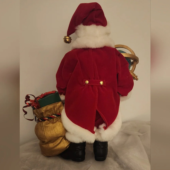 KSA Kurt Adler "Santa's Wishes" 2000 Bag of Wishes Fabriche Collectible Santa - Picture 5 of 15